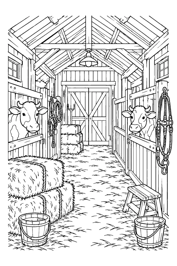 Barn Loft Stalls