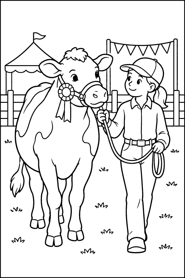 County Show Cow