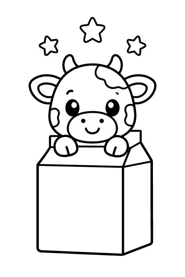 Cow In Milk Carton