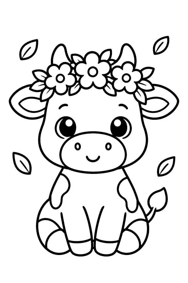 Flower Crown Calf