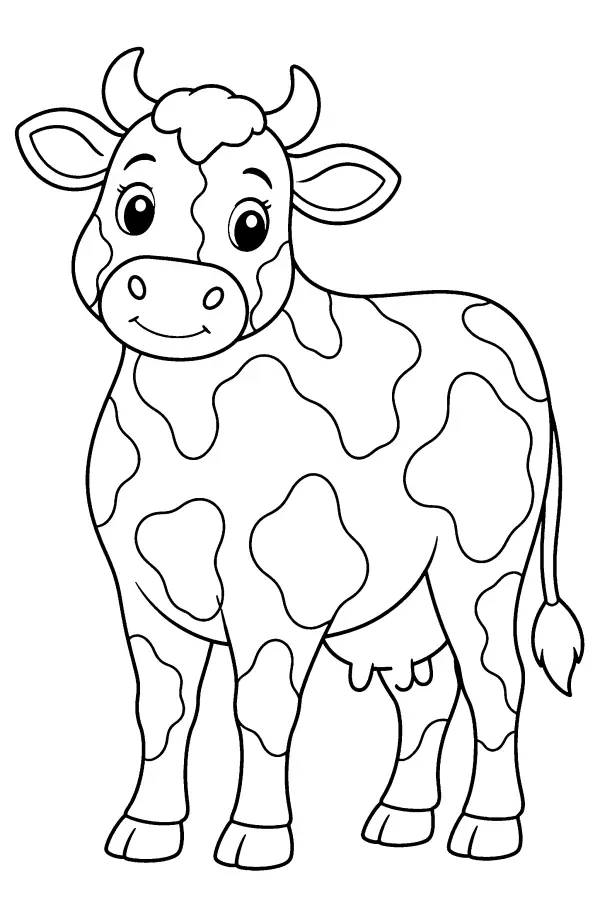 Patterned Cow