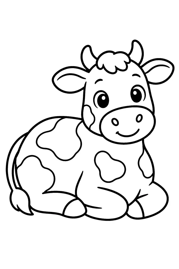Resting Cow