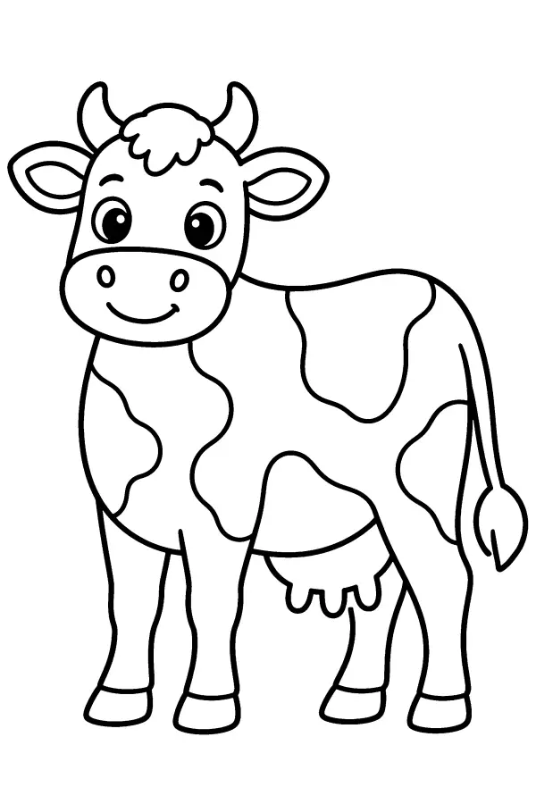Standing Dairy Cow