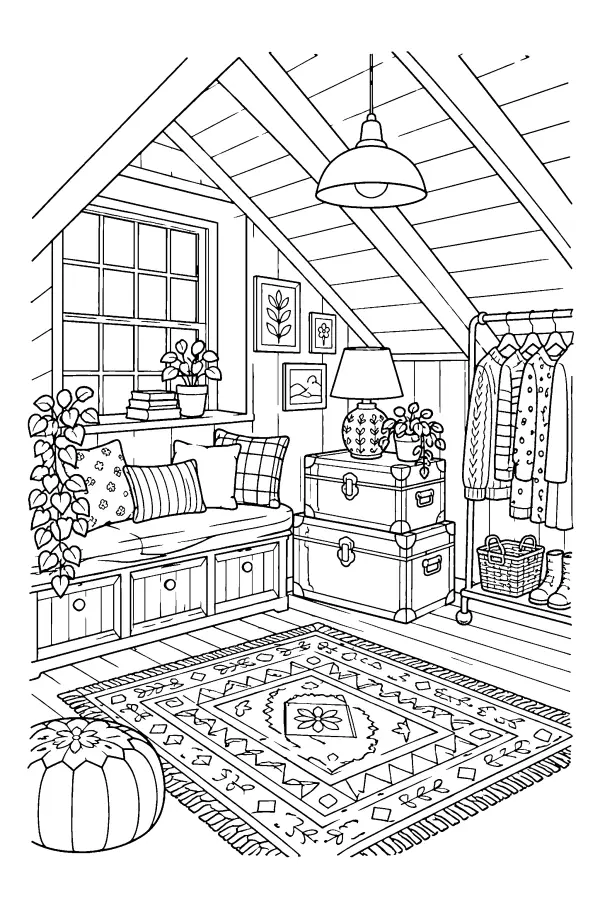 Attic Window Nook