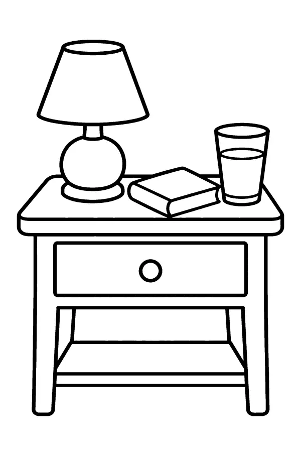 Bedside Table Lamp