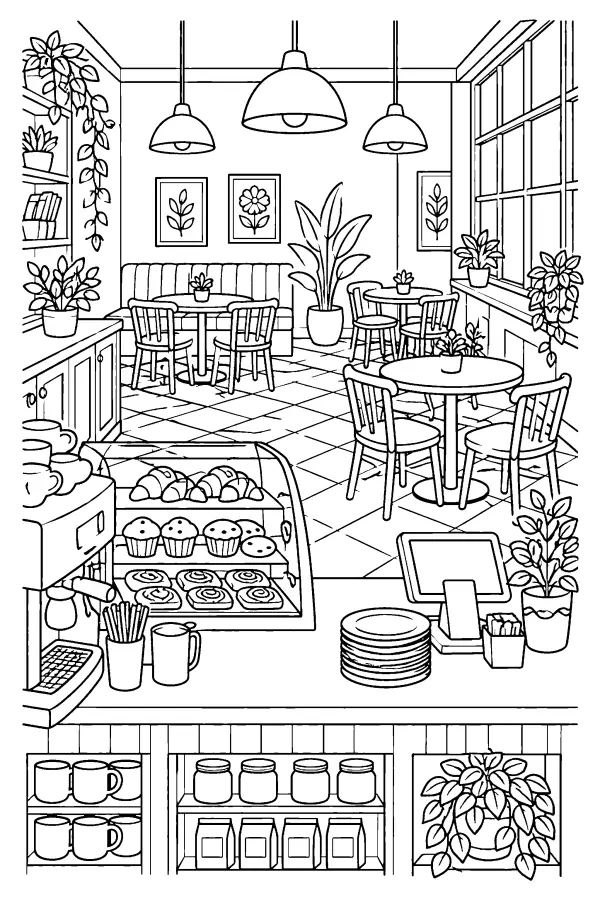 Cafe Interior View