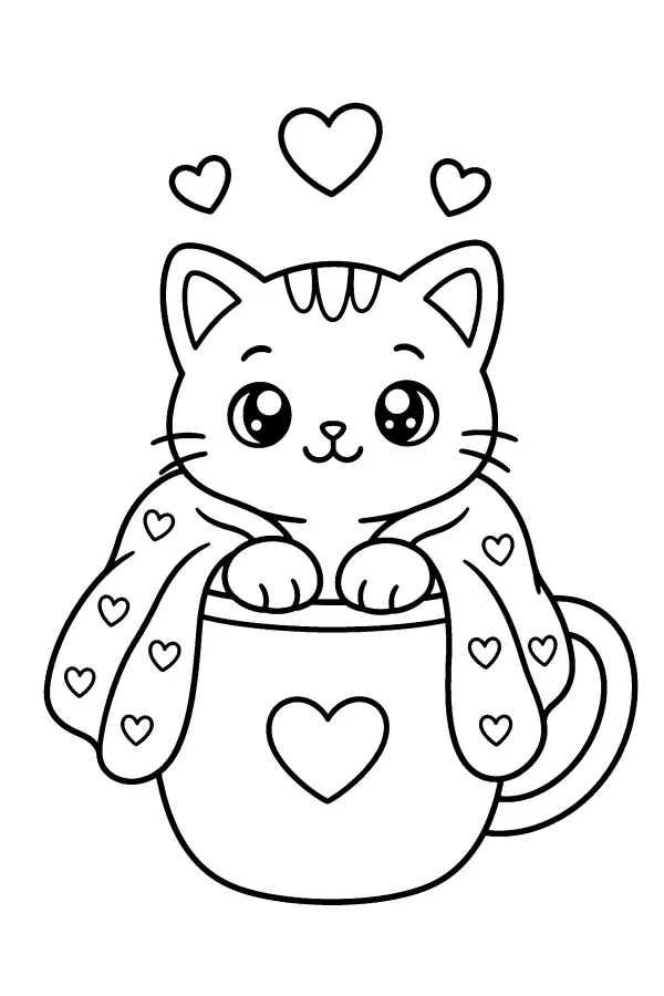 Cat In A Mug