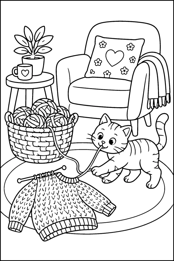Cozy Knitting Corner