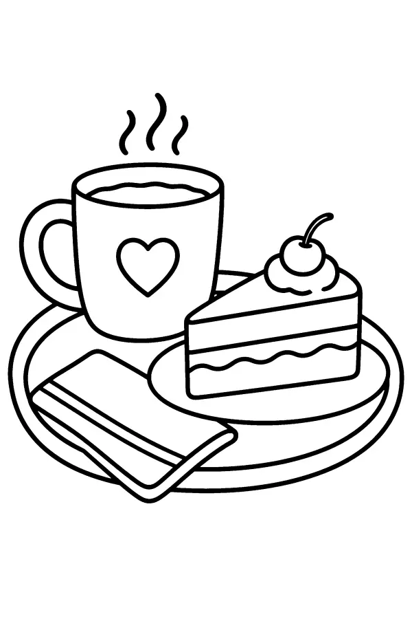 Cup And Cake Tray