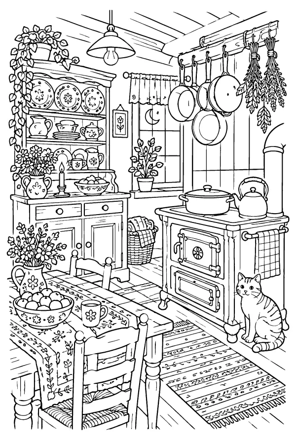 Evening Kitchen Still Life