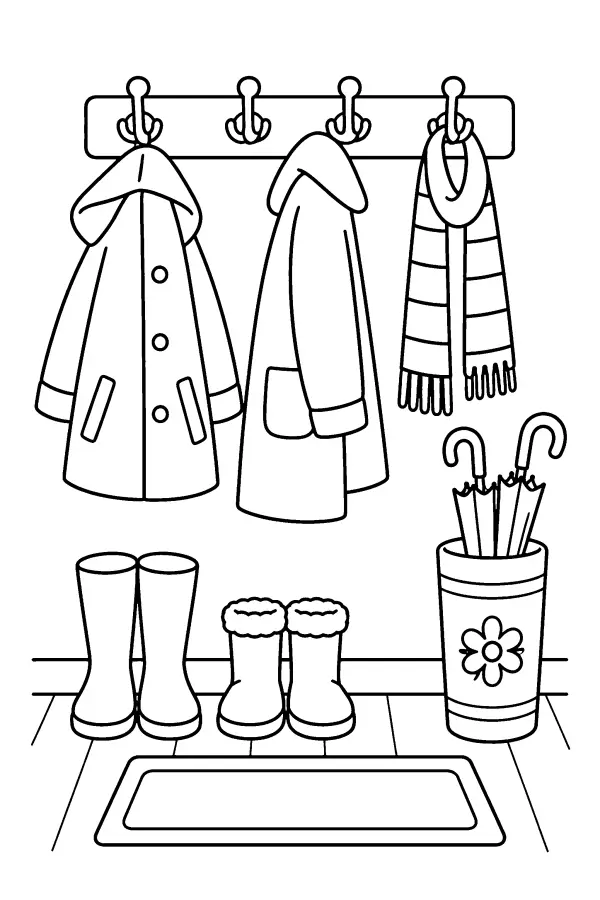 Hallway Coat Rack