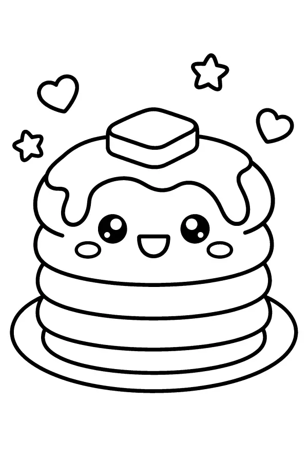 Happy Pancake Stack