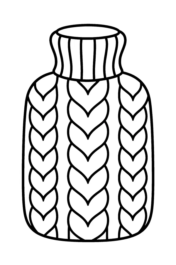 Knitted Bottle Cover