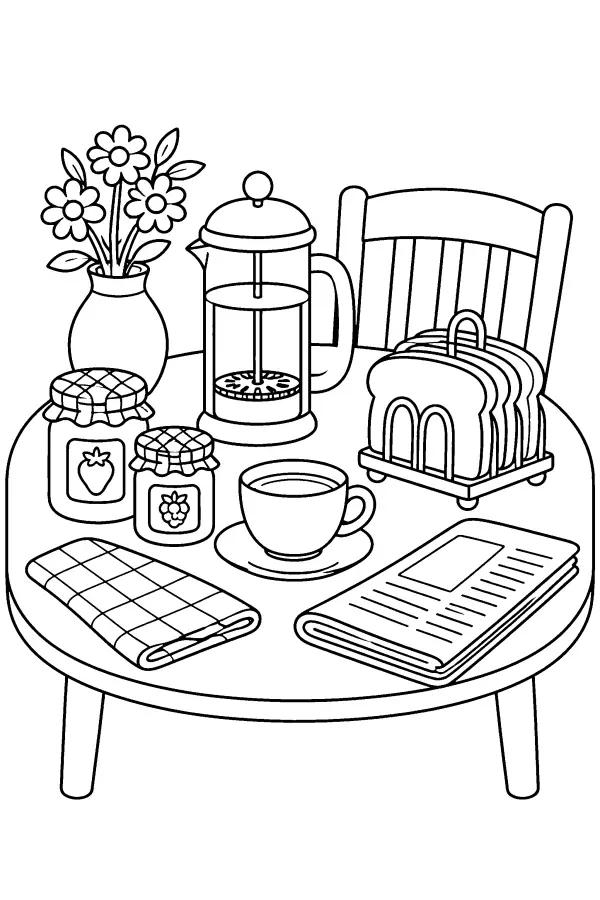 Morning Table Spread