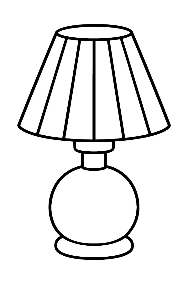 Pleated Table Lamp