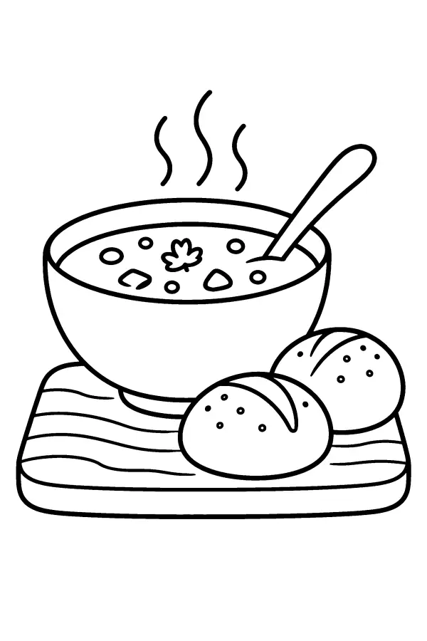 Soup And Rolls