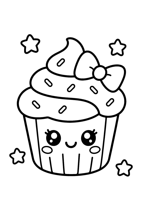 Bow Tied Cupcake