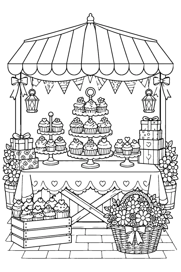Cupcake Market Canopy