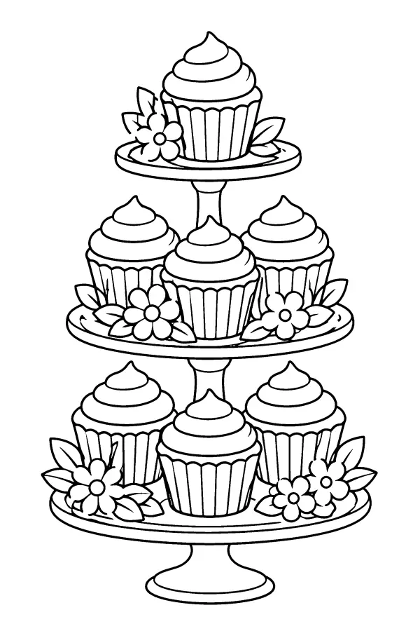 Cupcake Tier Tower