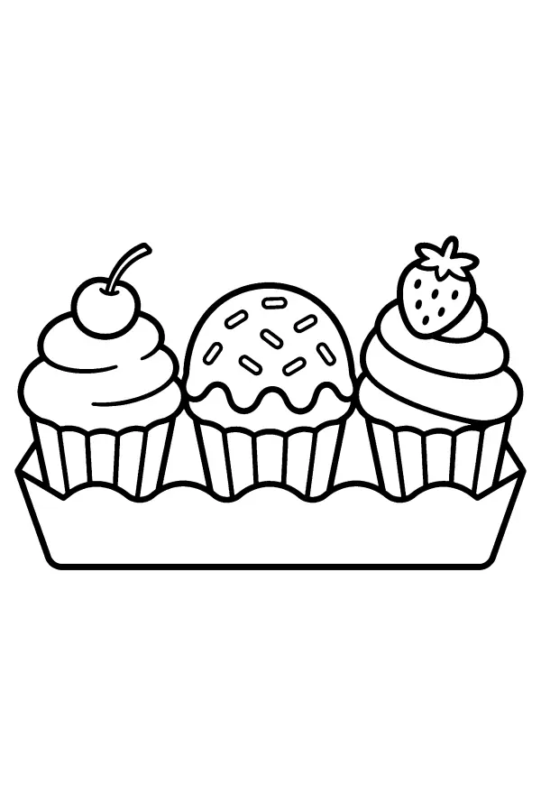 Cupcake Trio Tray