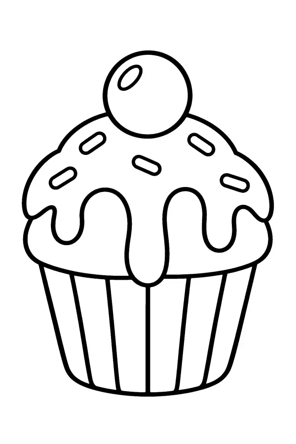 Drizzled Cupcake