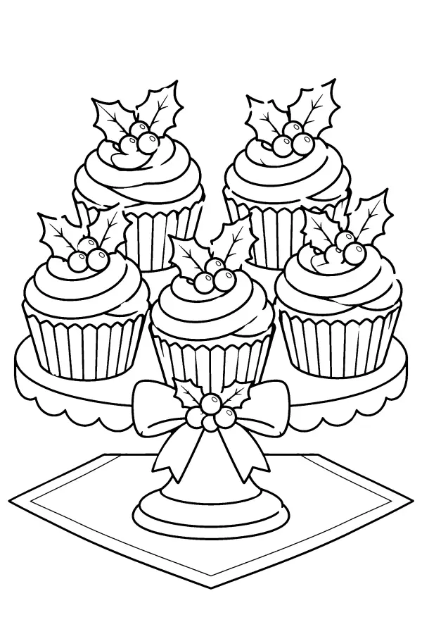 Holiday Cupcake Stand