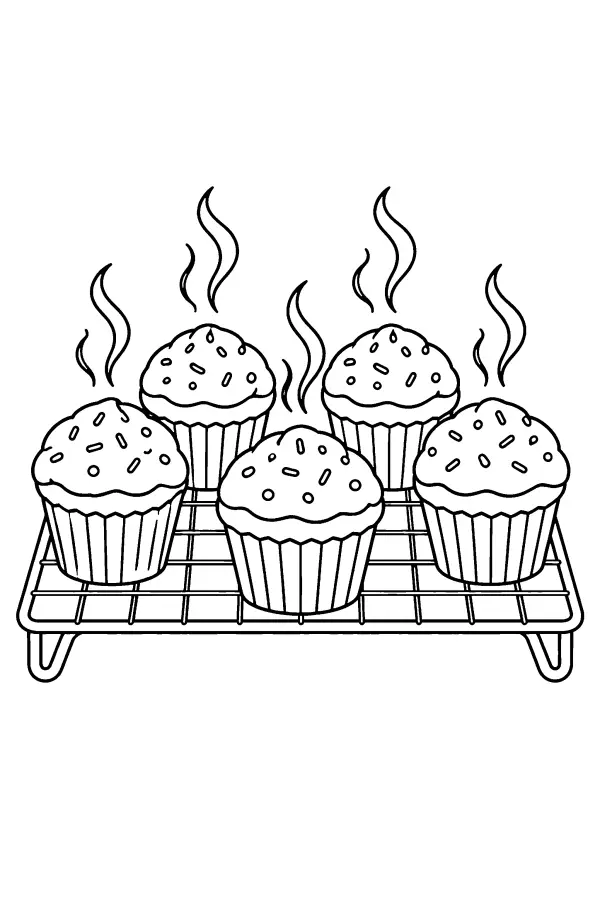 Warm Cupcake Rack