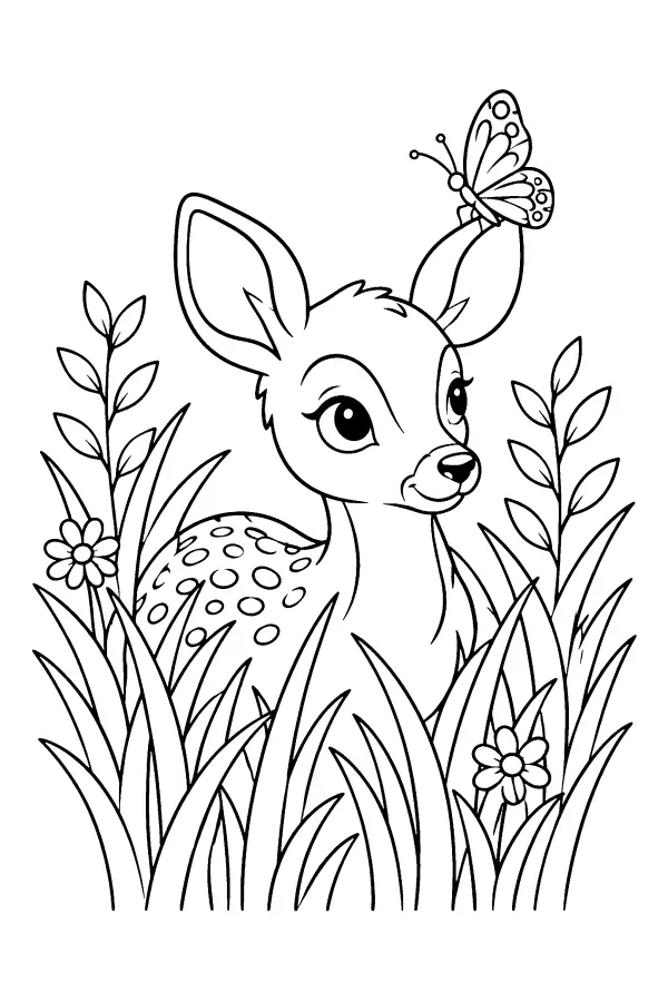 Butterfly Fawn Hideaway