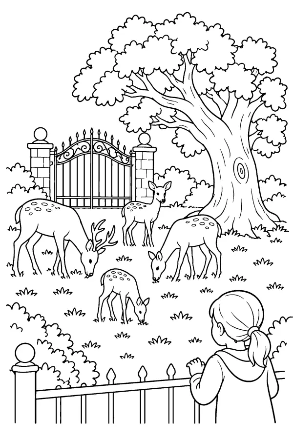 Deer In The Park