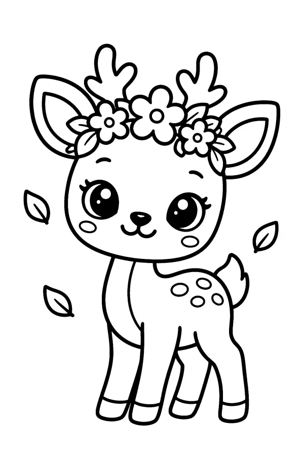 Flower Crown Fawn