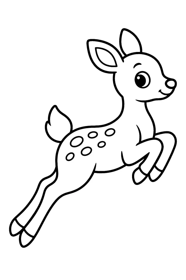 Leaping Deer
