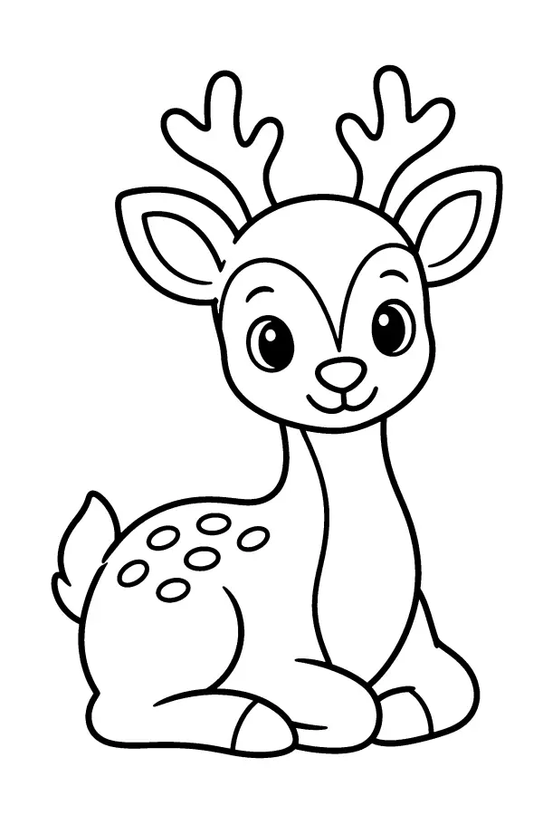 Seated Fawn
