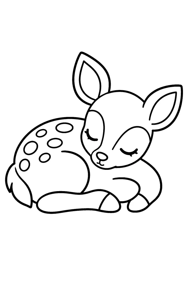 Sleeping Fawn