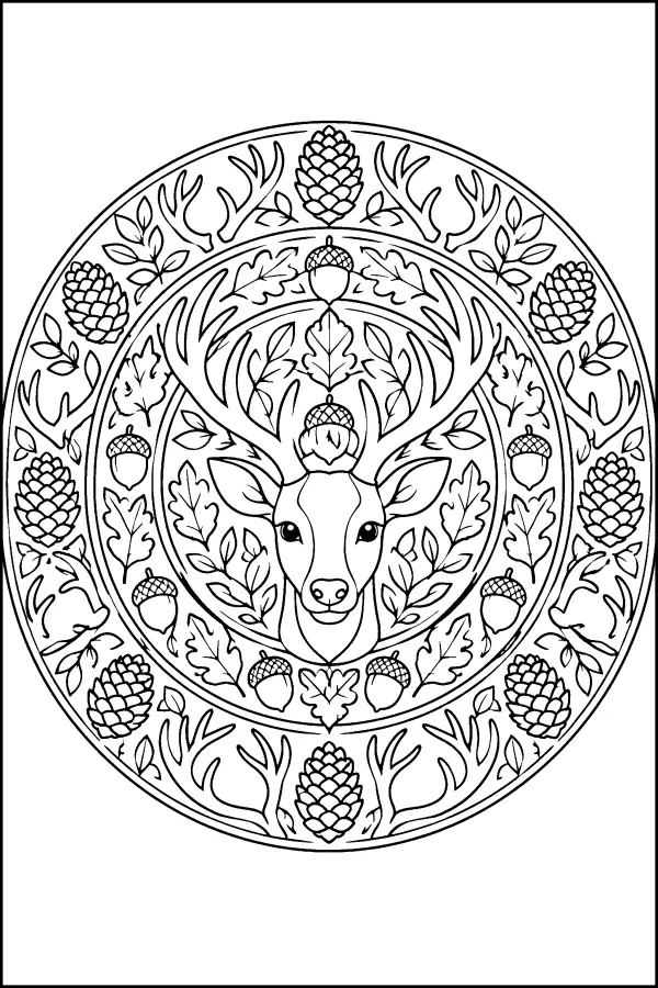 Woodland Deer Circle