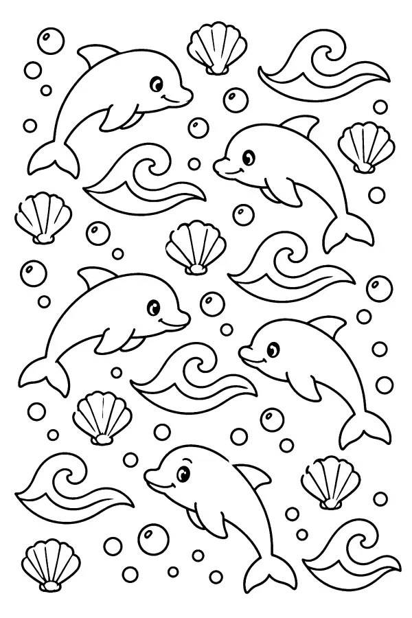Dolphin Wave Pattern