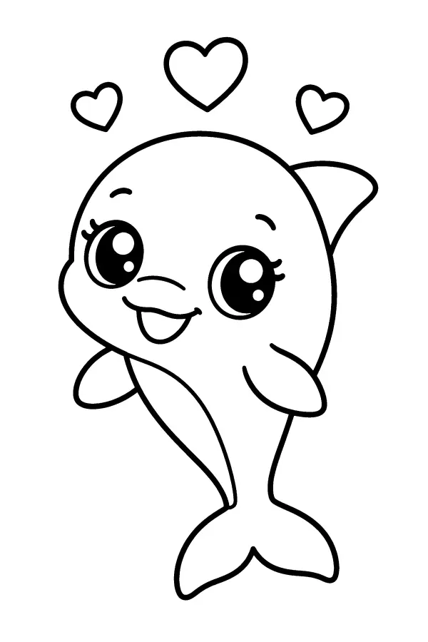 Heart Dolphin