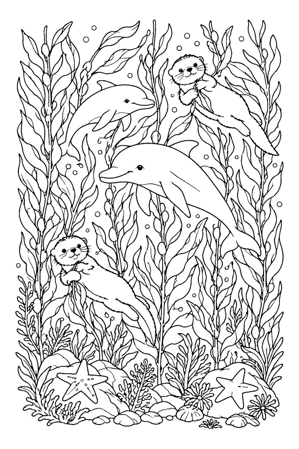 Kelp Forest Dolphins