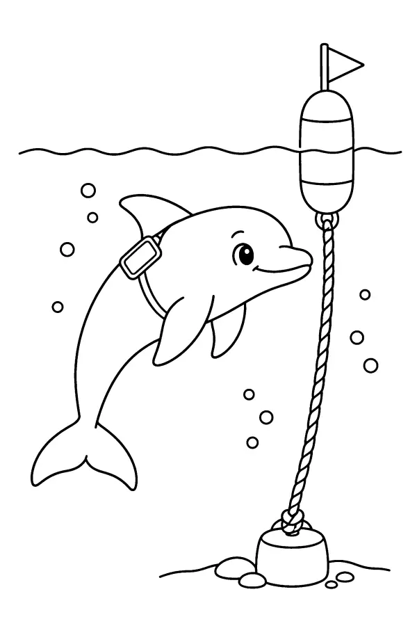Tagged Dolphin Float
