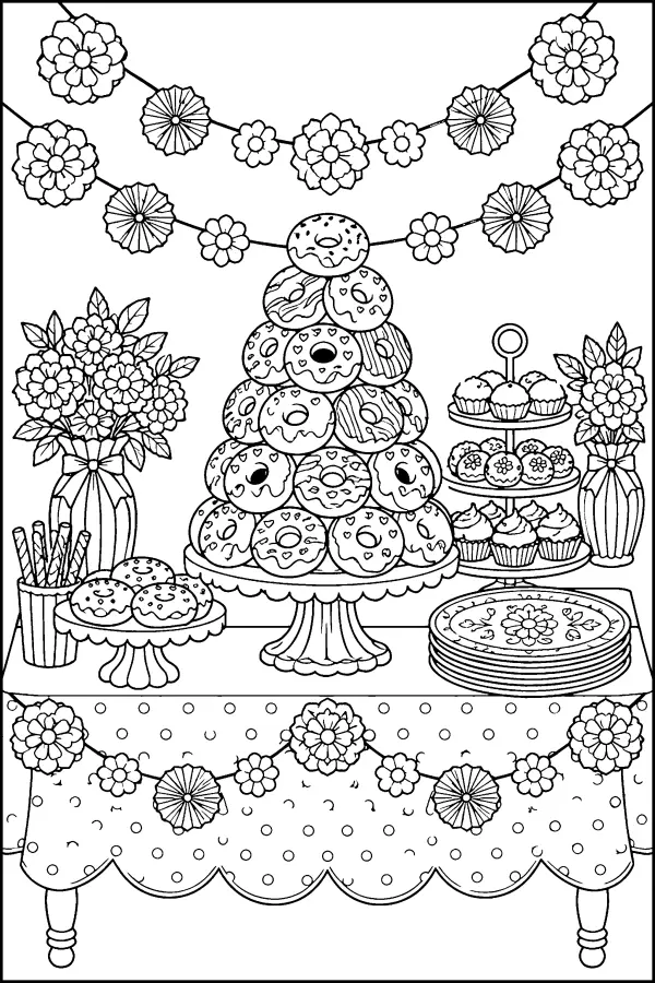 Dessert Table Scene