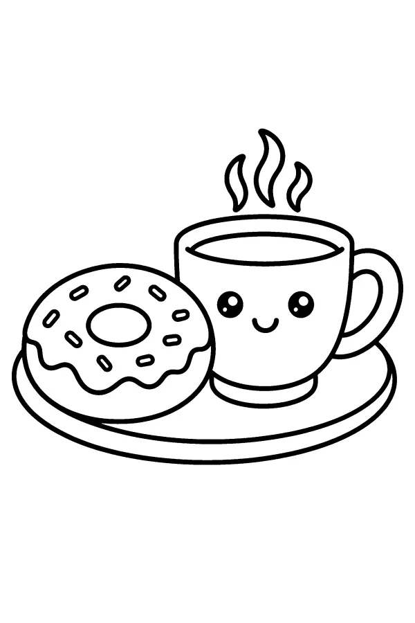 Donut And Mug