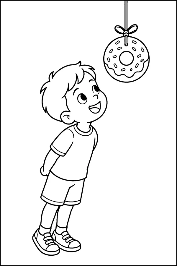 Hanging Donut Game