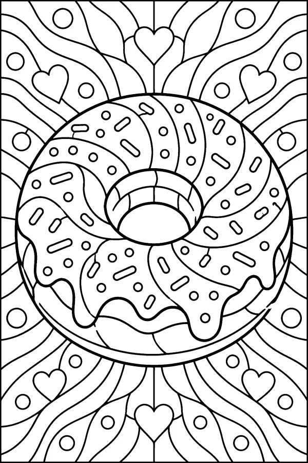 Stained Glass Donut