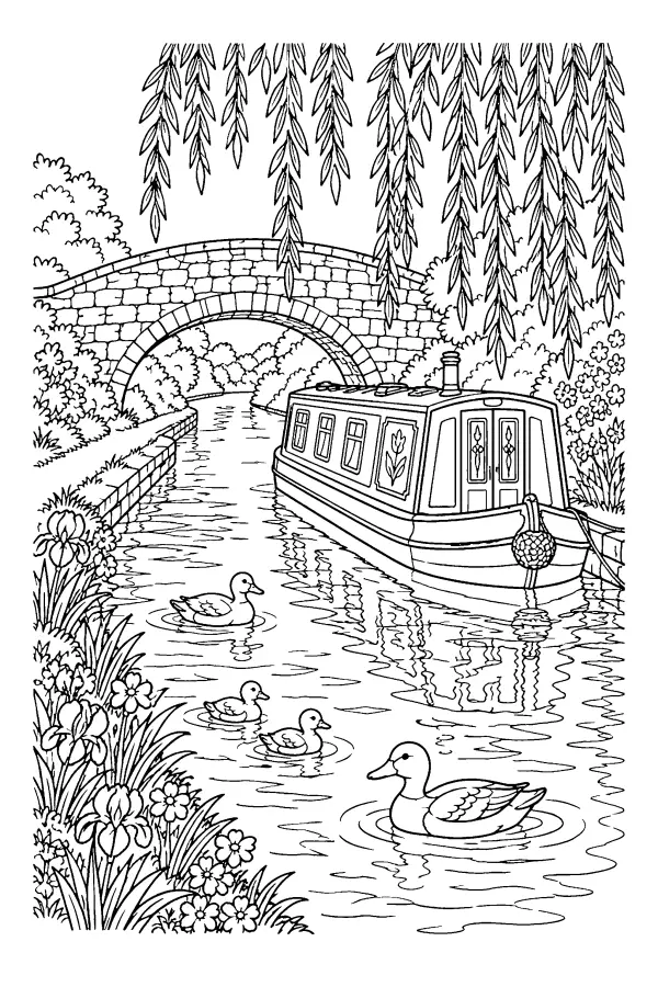 Canal Bridge Ducks