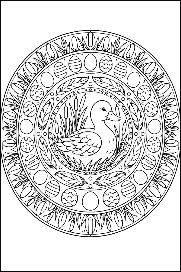 Duck Egg Medallion