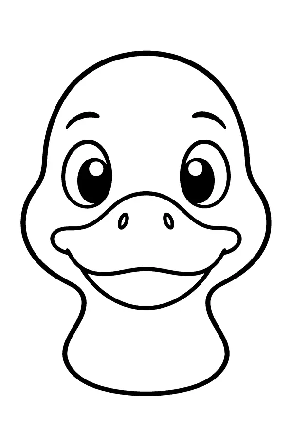 Duck Face Closeup