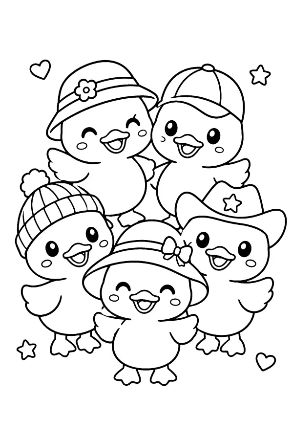 Duck Hat Friends