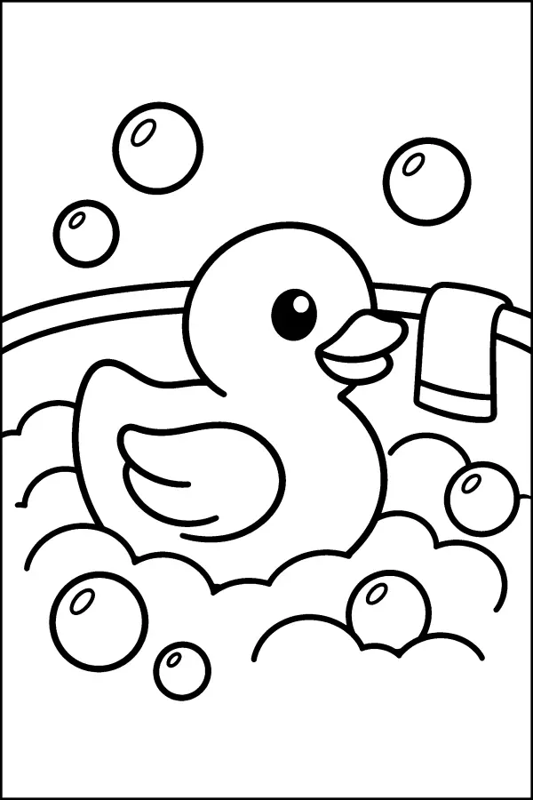 Duck in the Bath