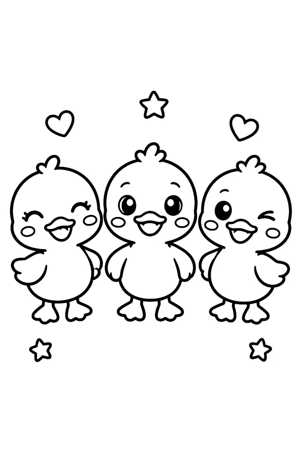 Three Ducklings