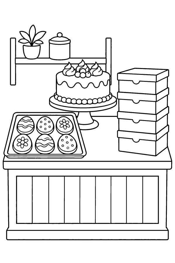 Bakery Counter Display
