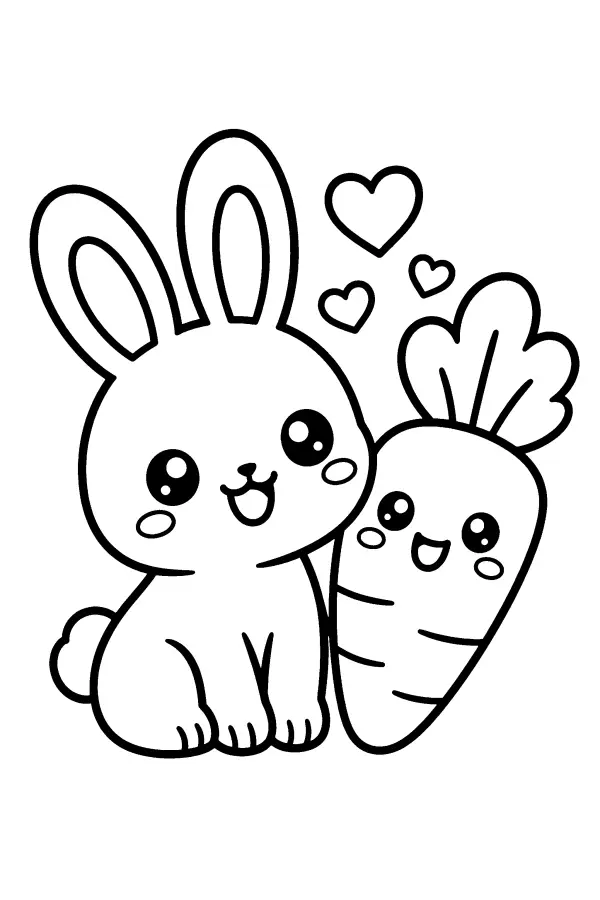 Bunny And Carrot